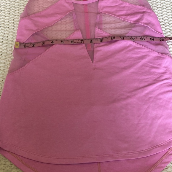 LuLulemon pink workout tank top size small preowned - Picture 4 of 11